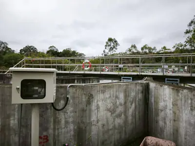 苗栗縣公共污水處理廠 明德監測設備