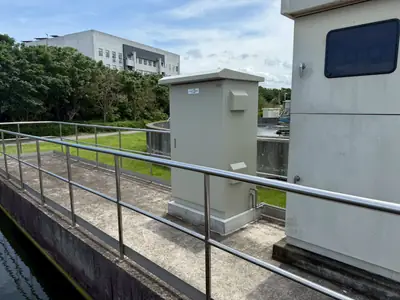 苗栗縣公共污水處理廠 後龍放流監測設備